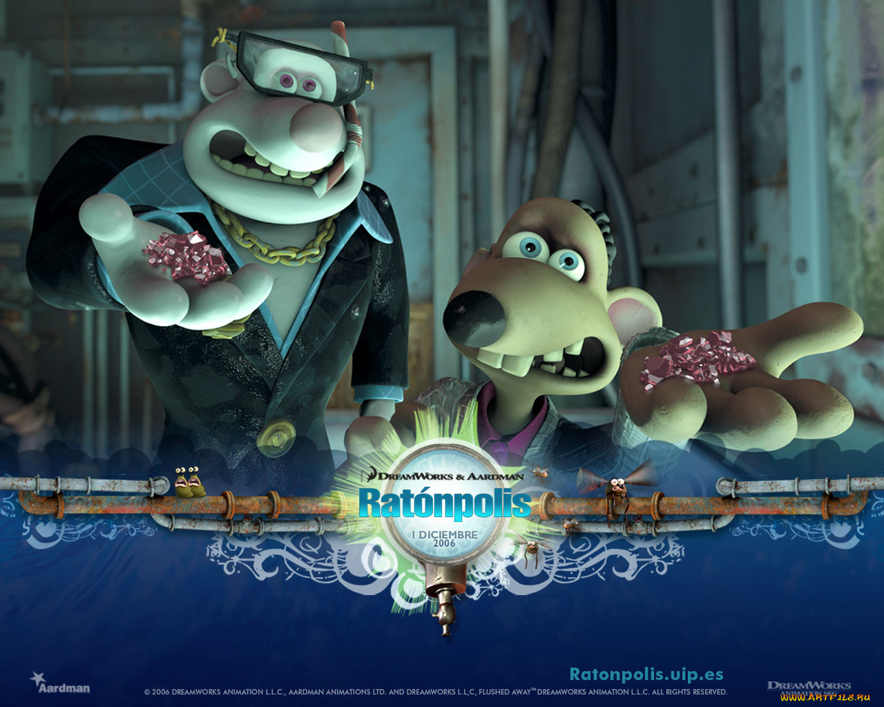 , flushed, away